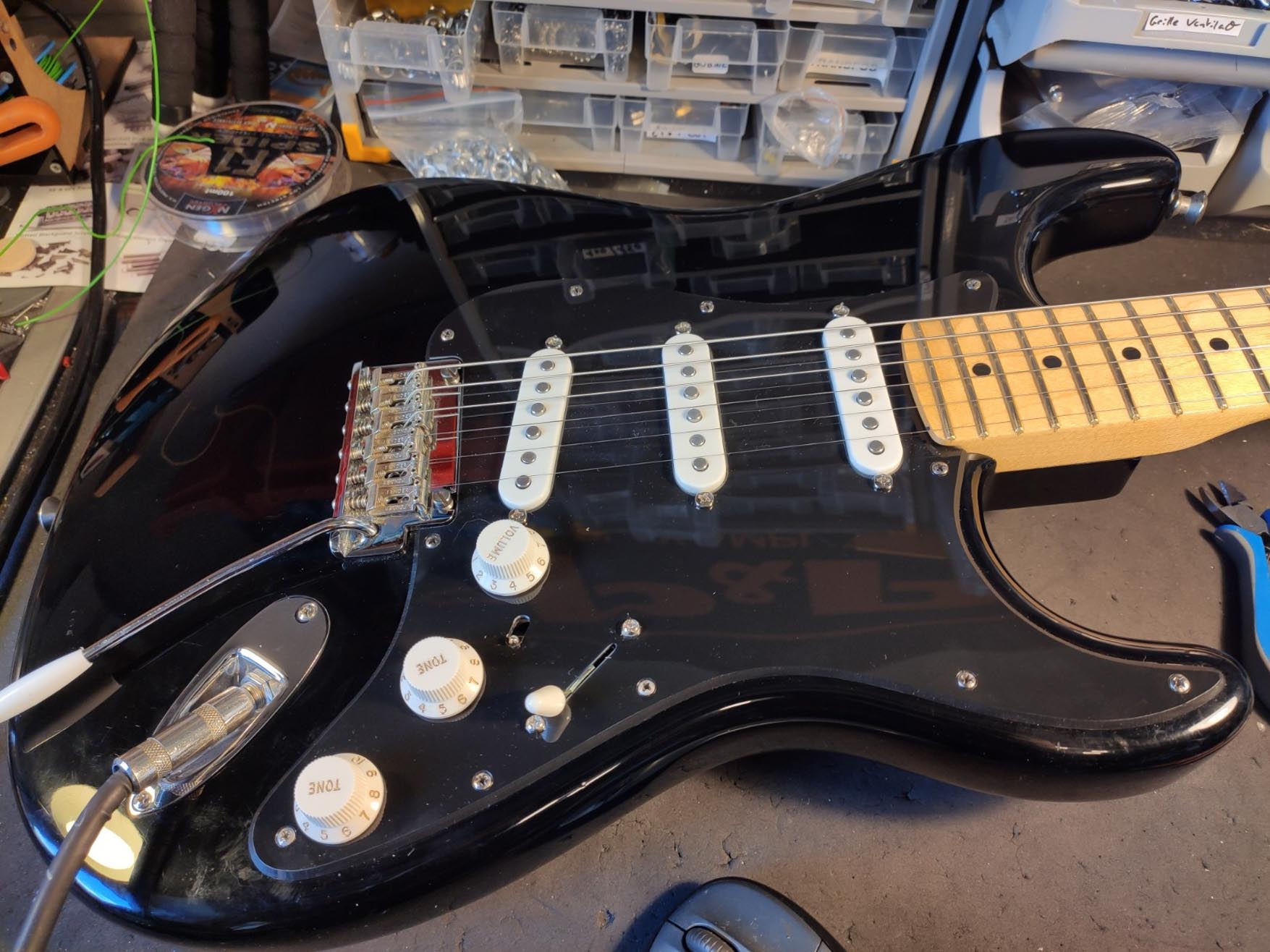 Micro Stratocaster David's Black Strat (DBS)
